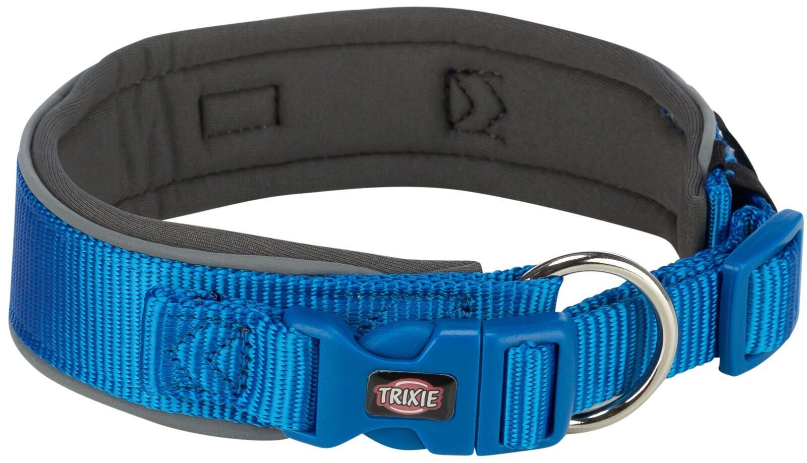 PREMIUM obojek extra široký, XS-S: 27-35 cm/25 mm, královská modrá/grafit TRIXIE