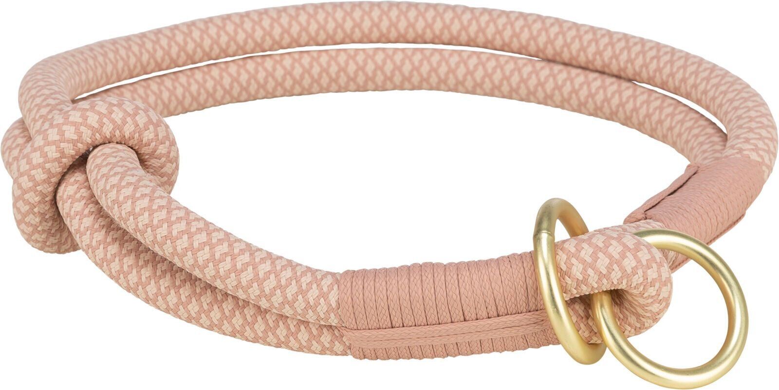 Soft Rope kulatý polostahovací obojek, S: 35 cm/ 10 mm, růžová/světlerůžová TRIXIE