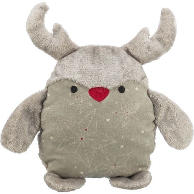 Xmas REINDEER - vánoční plyšový sob bez zvuku, 30 cm, látka/plyš TRIXIE