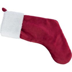 Xmas STOCKING - vánoční ponožka, 47 cm, plyš, červená/bílá TRIXIE