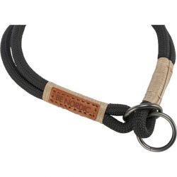 BE NORDIC polostahovací obojek, L-XL: 55 cm/ ø 13 mm, černá/písková TRIXIE