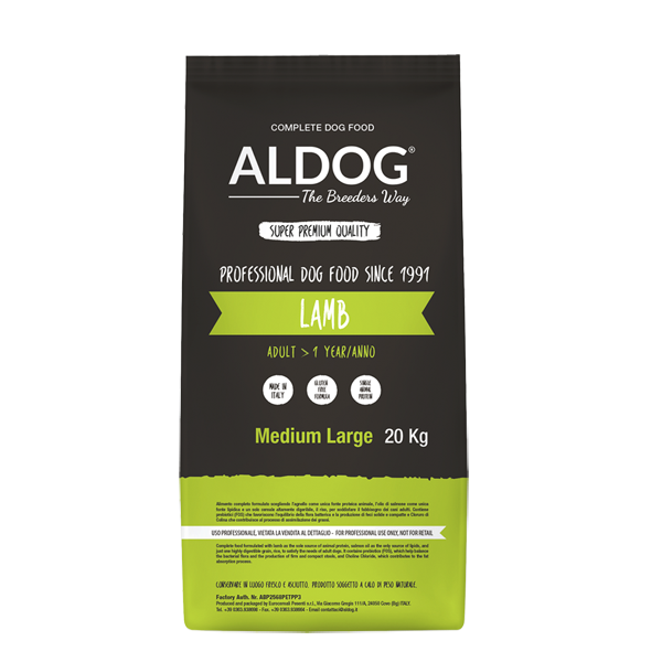 FREEDOG Lamb Medium/Large 20kg FREEDOG, Aldog Breeders