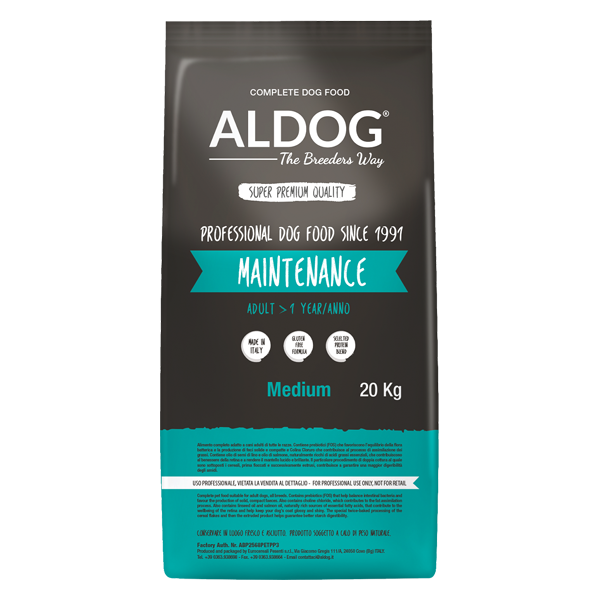 FREEDOG Maintenance Medium 20kg FREEDOG, Aldog Breeders