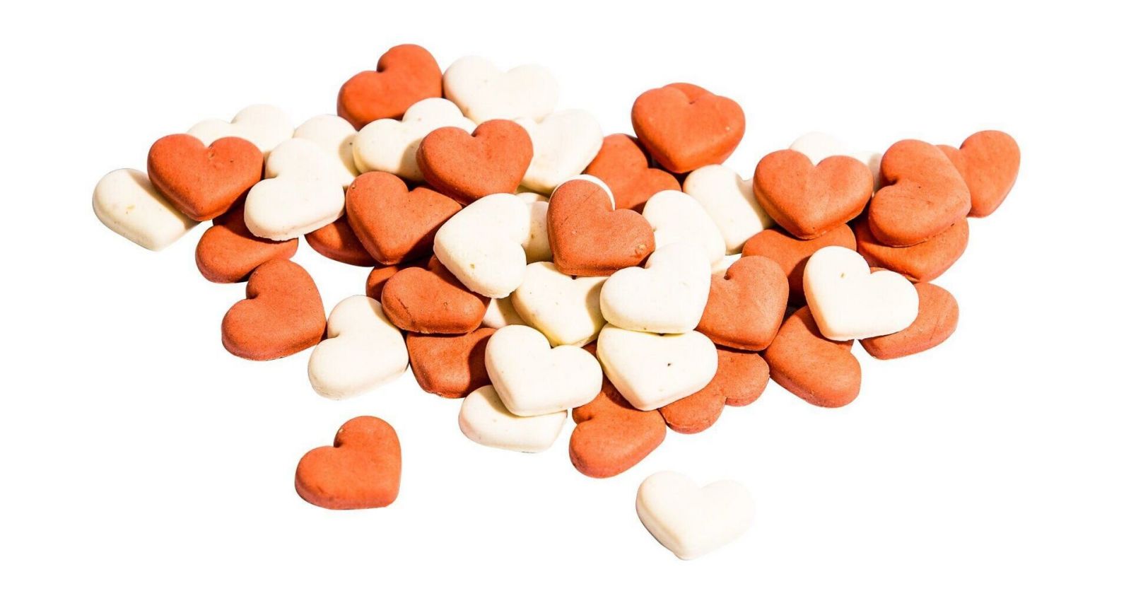 MINI HEARTS MIX STRAWBERRY jahodová srdíčka 2,5 kg TRIXIE