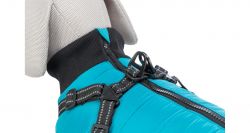 Obleček PONTIS - vesta s postrojem, tyrkysová XXS: 24cm, hruď: 40-44cm, krk: 30cm TRIXIE