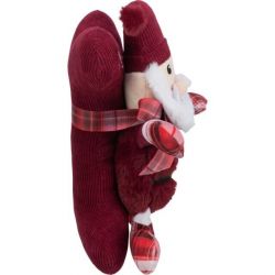 Xmas GIFT SET - vánoční dárková sada hraček (santa, kost), 30 cm, plyš/látka TRIXIE