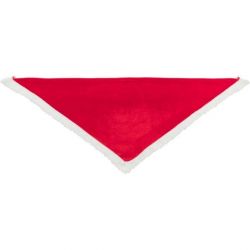 Xmas NECKERCHIEF - vánoční sametový šátek, 75 cm, červená TRIXIE