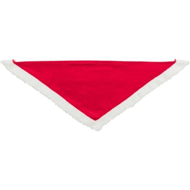 Xmas NECKERCHIEF - vánoční sametový šátek, 75 cm, červená TRIXIE