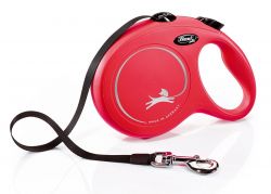 Flexi New Classic L pásek 8 m, max. 50 kg, červená