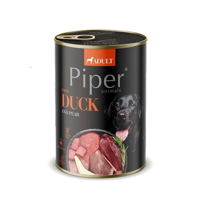 PIPER s kachnou a hruškou, konzerva pro psy 400g