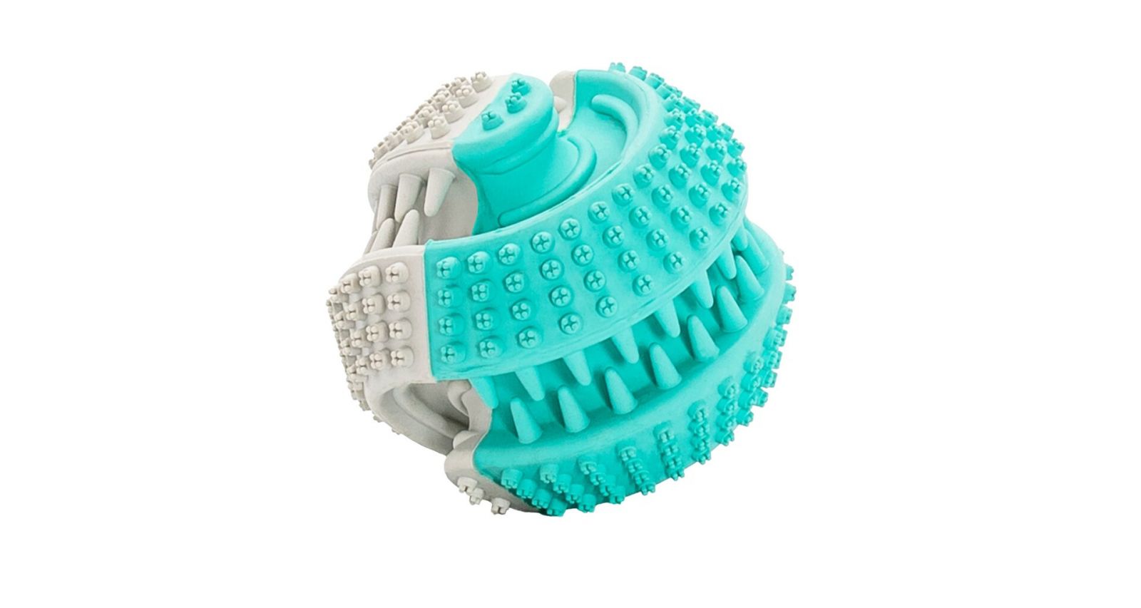 Dentální péče mátový míček dvoubarevný 6cm HipHop HipHop Dog