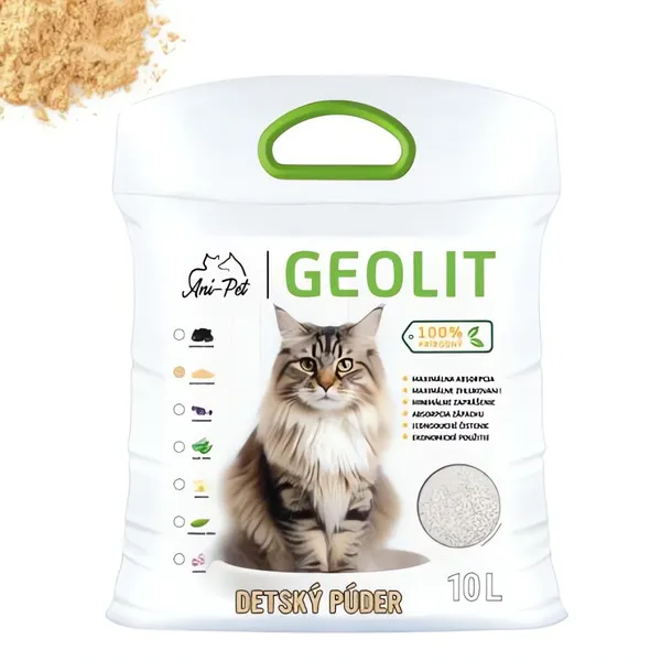 GEOLIT bentonitová podestýlka dětský pudr- 10L