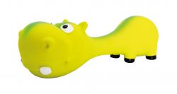 Hrošík ležící - tvar činky, se zvukem, 22 cm, latex, zelená, HipHop HipHop Dog