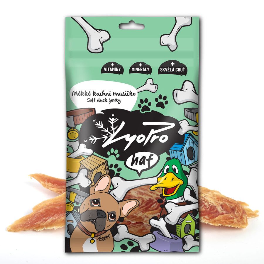 LyoPro Dog Měkké kachní masíčko 70g