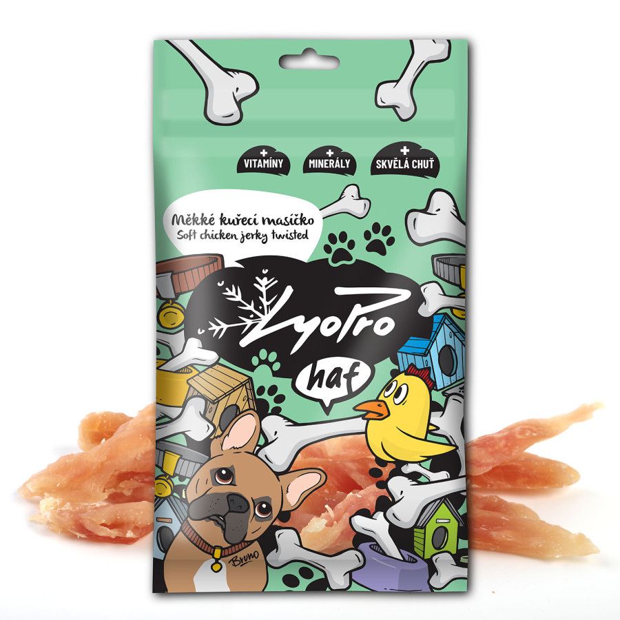 LyoPro Dog Měkké kuřecí masíčko 70g