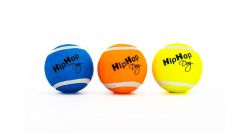 Neonový ve tmě svítící tenis. míč 6,5 cm (3 ks/bal.) HIPHOP DOG