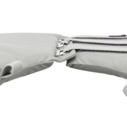 Ochranný měkký límec "disk", L-XL: 53-56 cm/27 cm, polyester/pěna, šedá TRIXIE