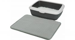 Podložka před kočičí WC, EVA, 35 x 45 cm - šedá TRIXIE