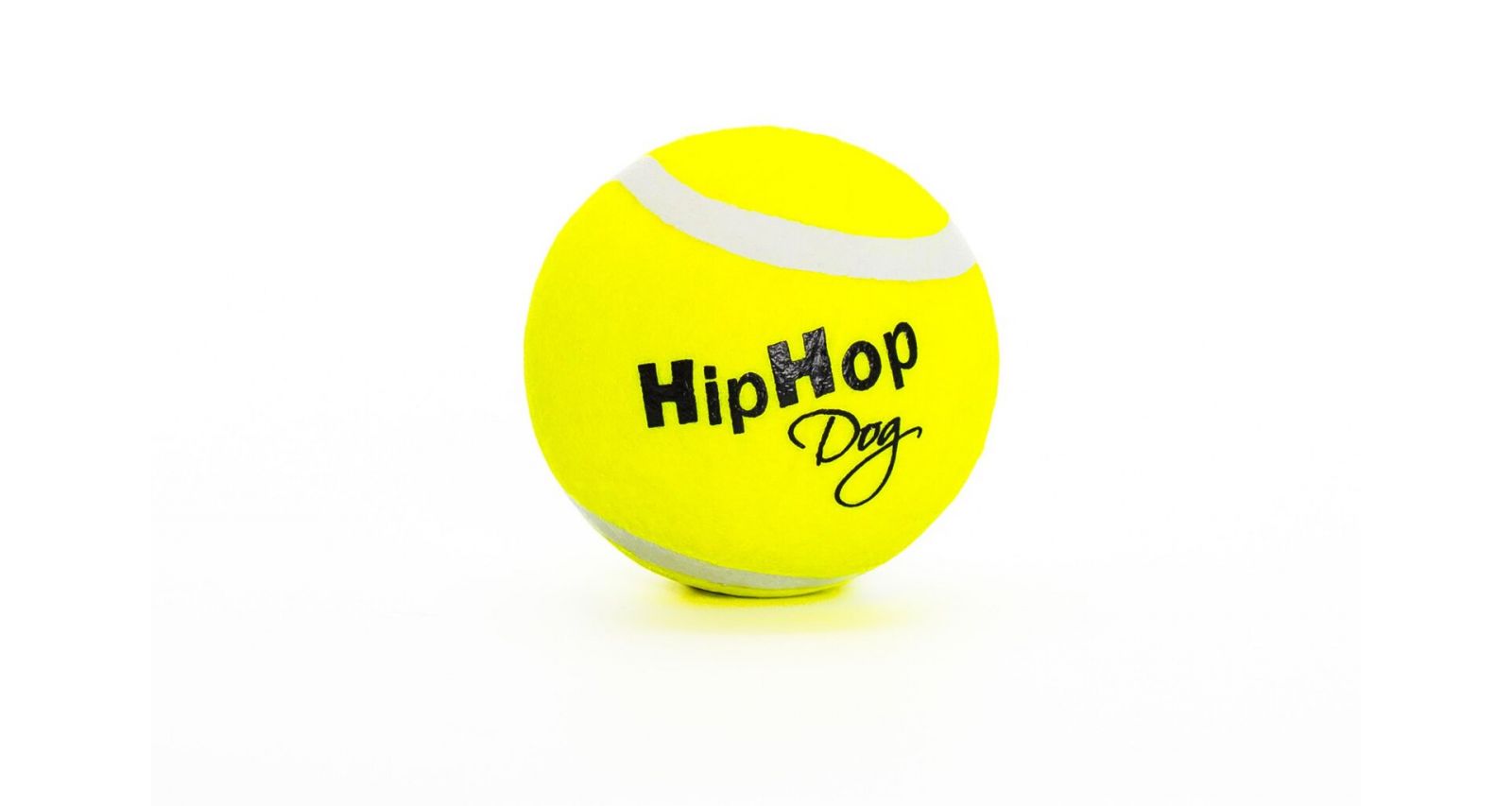 Balení - tenisový míč 6,5 cm červeno/zelený HIPHOP DOG
