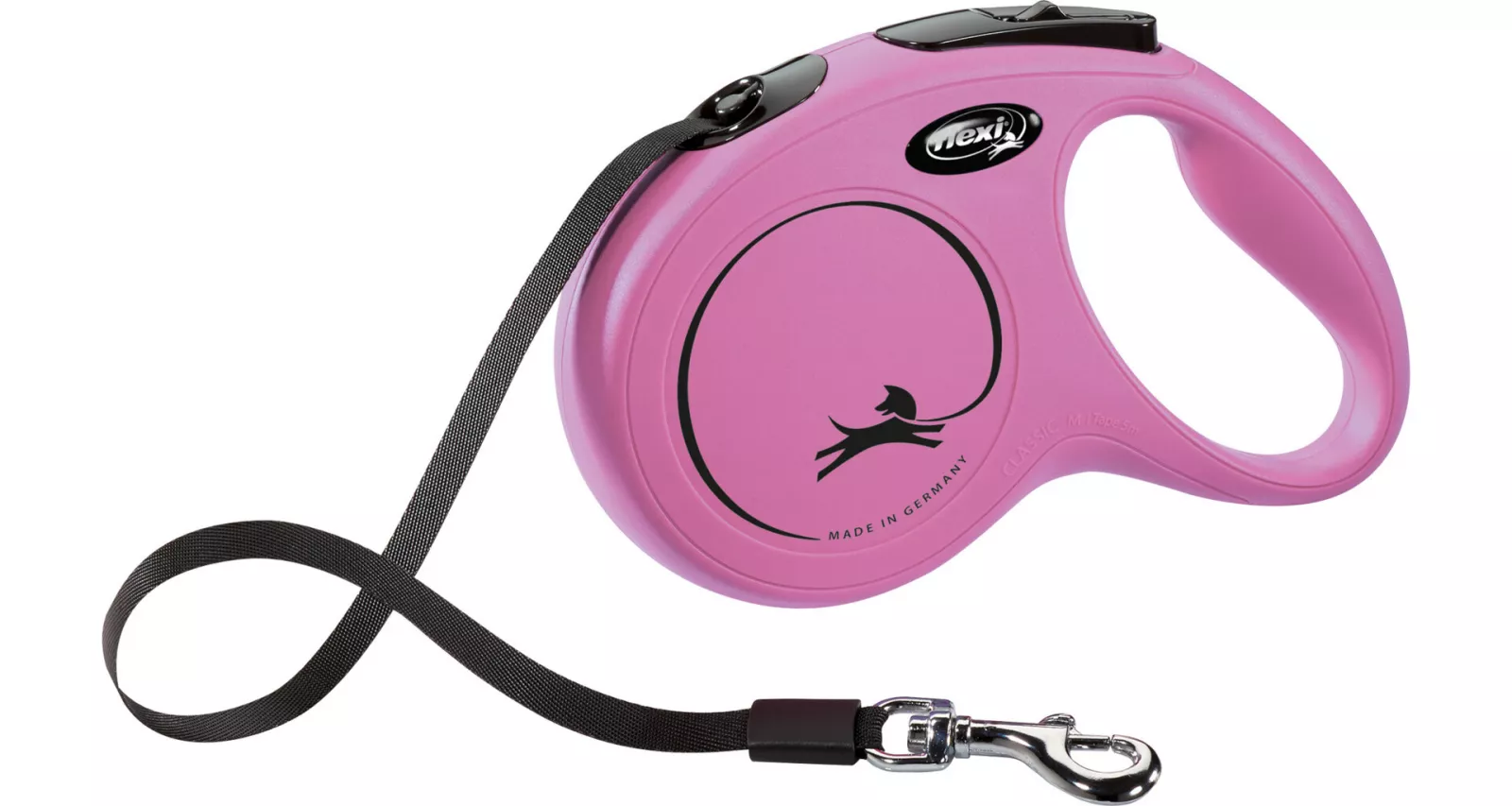 Flexi New Classic S pásek 5 m, max. 15kg, - růžová