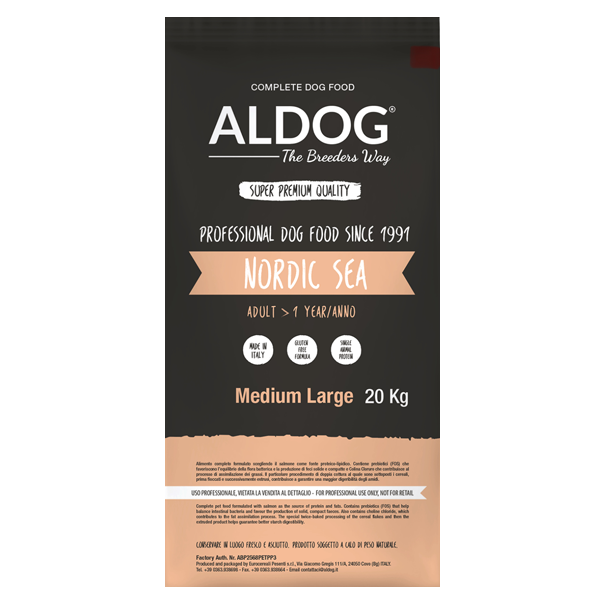 FREEDOG With Nordic Sea Medium 20kg FREEDOG, Aldog Breeders
