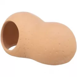 Keramický domek "burák" pro myš, křečka, 2 otvory, 21 x 10 x 11 cm, terakota TRIXIE