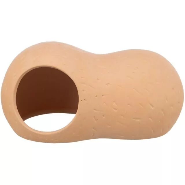 Keramický domek "burák" pro myš, křečka, 2 otvory, 21 x 10 x 11 cm, terakota TRIXIE
