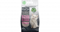 KITTYMAX hrudkující, bezprašný bílý bentonit BABY POWDER  10 l