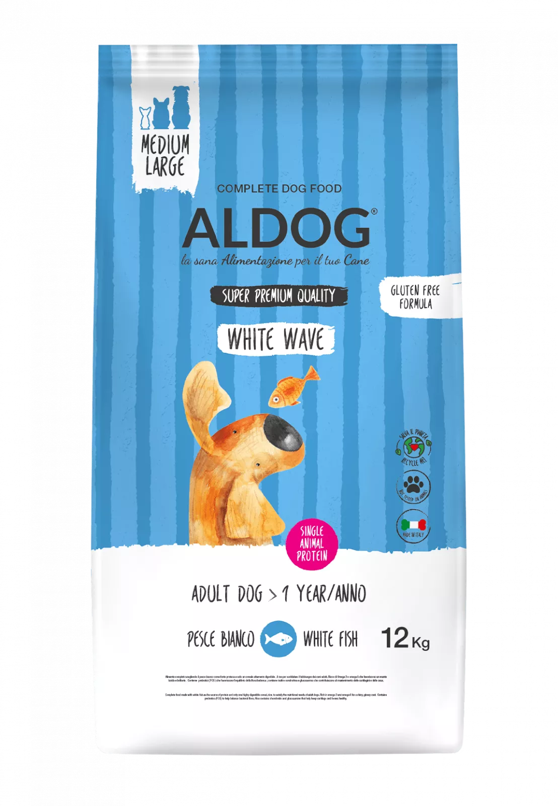 Aldog White wave Medium/Large 12kg
