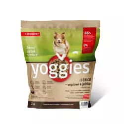 YOGGIES Dog Ibérico vepřové maso s jablky 2kg