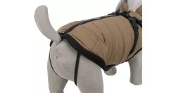 Zimní bunda PIROU s postrojem S: 33cm, hruď: 46-50cm, krk: až 36cm - písková TRIXIE