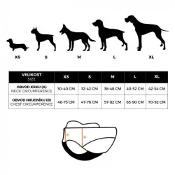 DogTrace Ochranná vesta pro psa DOG GPS - L Oranžová/reflexní logo Dog Trace