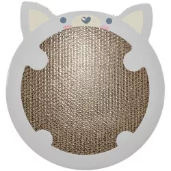 JUNIOR škrabací karton "křeček", catnip, 31 x 2,5 x 32,5 cm, šedá TRIXIE