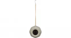 Koule - venkovní krmítko k zavěšení, 15,9 cm, pšenice/kukuřičný škrob, šedá TRIXIE