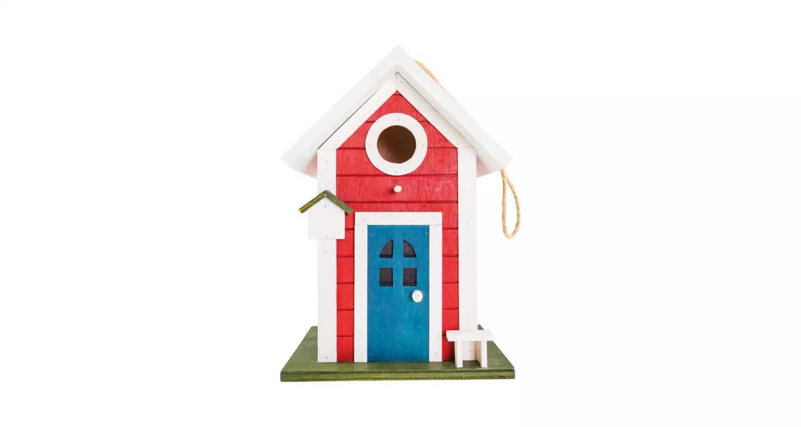 PetBuddy červená chaloupka, ptačí budka, 18 x 15 x 26 cm, borové dřevo Pet Buddy