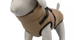 Zimní bunda PIROU s postrojem XS: 27cm, hruď: 42cm, krk: 36cm - písková TRIXIE