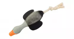 Divoká husa na bavlněném laně se zvukem 24/37 cm, latex, HipHop