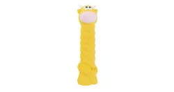 Kravička s latexovým lanem a chroupacím zvukem 15 cm, latex, HipHop