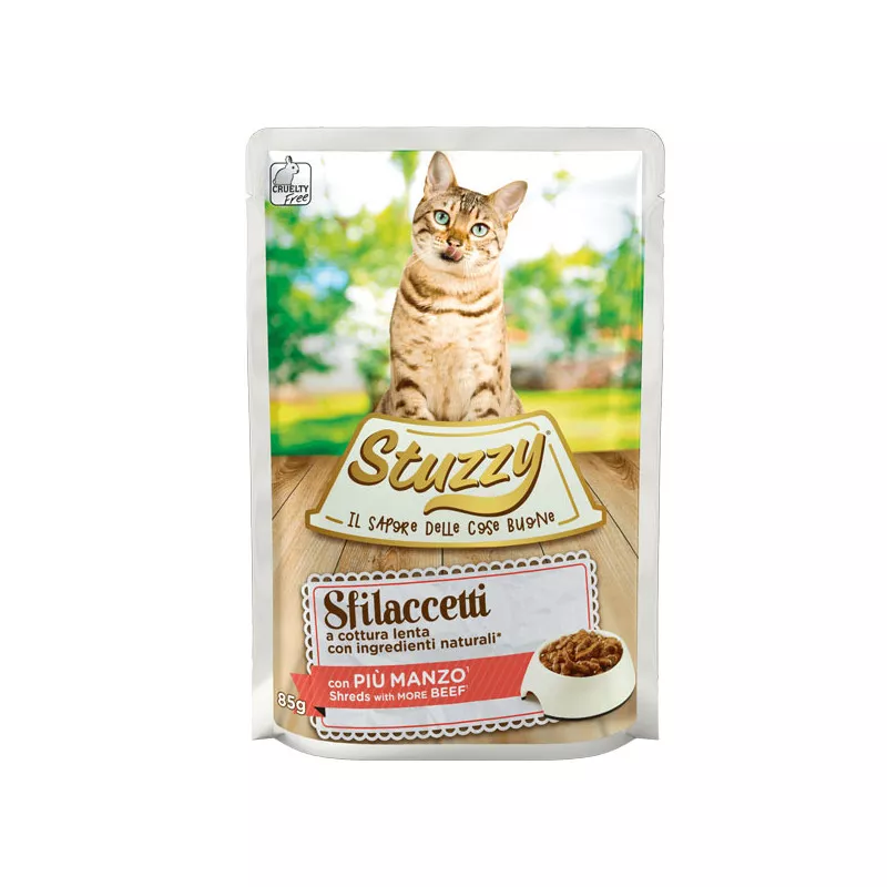 Stuzzy Cat kaps. hovězí 85g