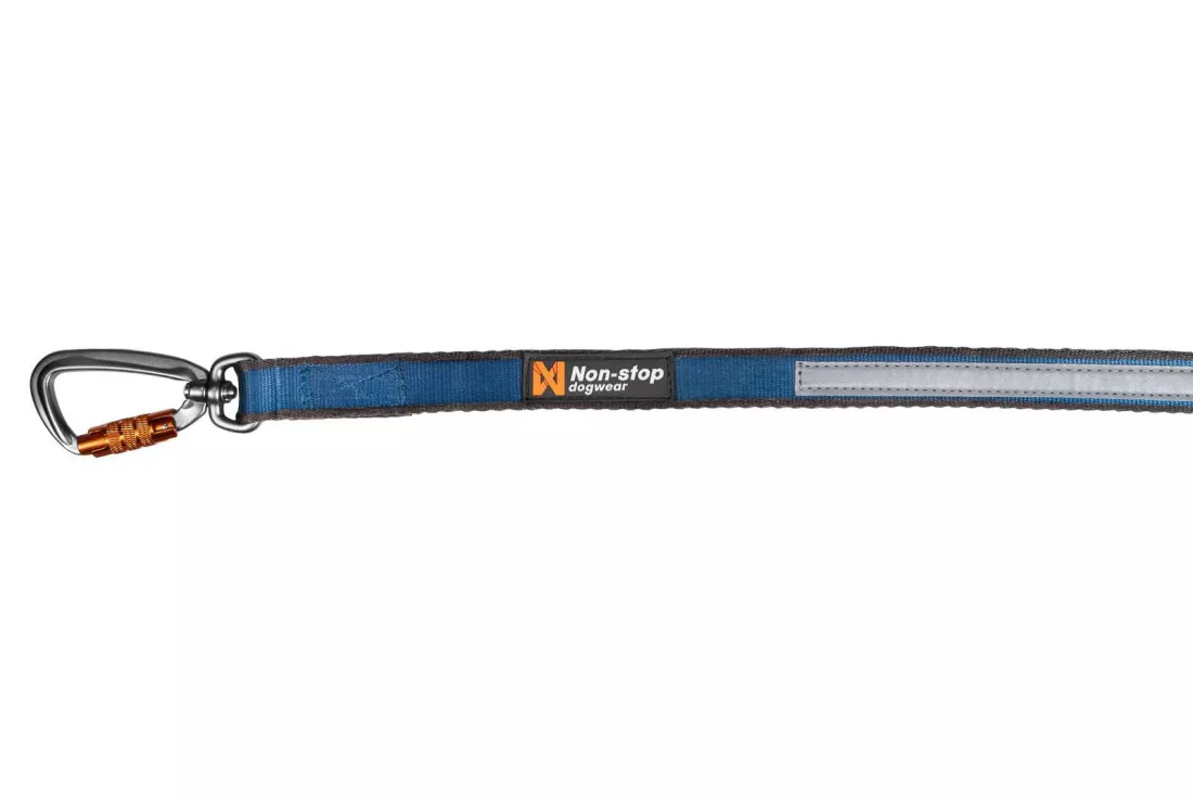Non-stop dogwear Move Leash měkké vodítko 1,5m/10mm - modrá
