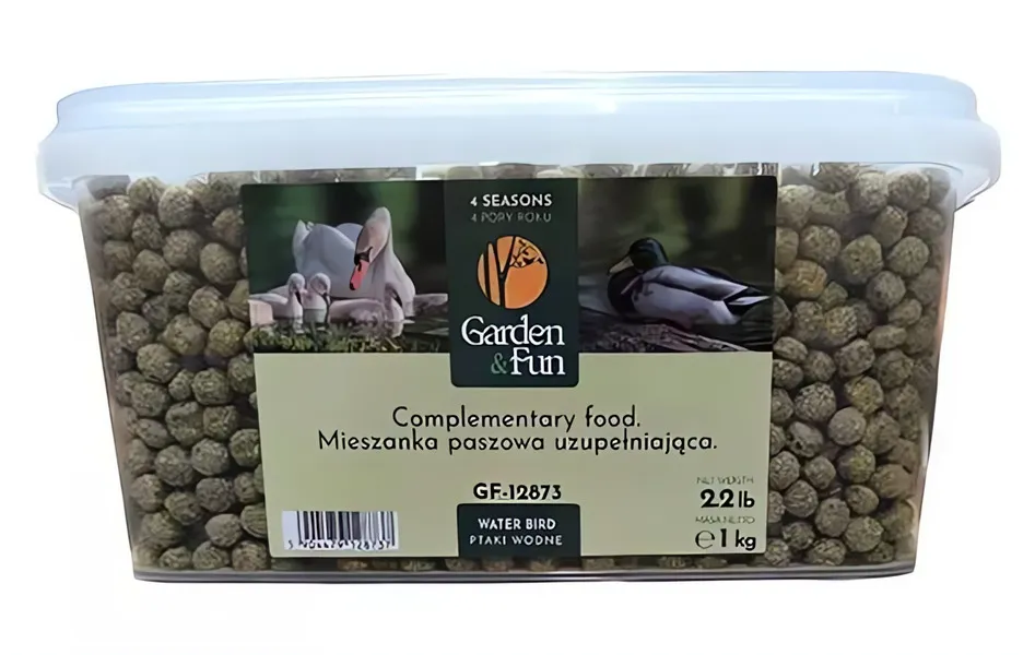 GARDEN FUN krmivo pro vodní ptáky kyblík 1kg LOLO