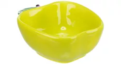 Keramická miska JABLKO (morče,králík), 180 ml/ 12 x 11 cm, zelená TRIXIE