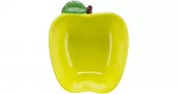 Keramická miska JABLKO (morče,králík), 180 ml/ 12 x 11 cm, zelená TRIXIE