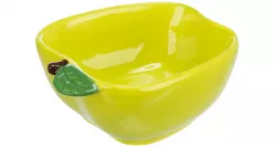 Keramická miska JABLKO (morče,králík), 180 ml/ 12 x 11 cm, zelená