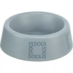 Keramická miska pro psy s nápisem DOGS, šedomodrá 1 l/ ø 20 cm TRIXIE