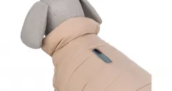 Prošíváná zimní bunda LESMONT, béžová XXS: 18cm, hruď: 32-34cm, krk: 26-30cm TRIXIE
