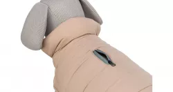 Prošíváná zimní bunda LESMONT, béžová XXS: 18cm, hruď: 32-34cm, krk: 26-30cm TRIXIE