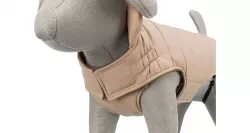 Prošíváná zimní bunda LESMONT, béžová XXS: 24cm, hruď: 35-38cm, krk: 32-34cm TRIXIE