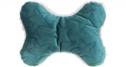 Xmas Bone - kost, hračka pro psy, 20 cm, samet/plyš, berry/petrolejová TRIXIE