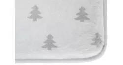 Xmas NIVIA mat, vánoční plyšová podložka na parapet, 90 x 28 cm, krémová TRIXIE